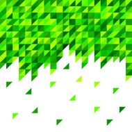 Geometric mosaic pattern from blue triangle N7