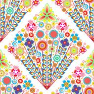 flowers vector abstract seamless pattern endless floral background N19