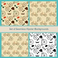 Hipster Colorful Seamless Patterns N2