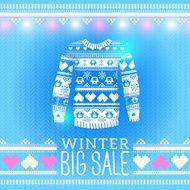 Sweater Sale Winter Illustration N5