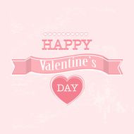 Pink Valentine&#039;s day background N5