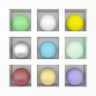 3D illustration Vector template