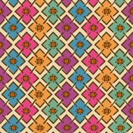 Ethnic tribal geometric seamless pattern N10