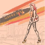 Urban fashion City and people N14