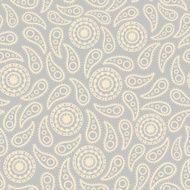 Seamless paisley texture for your design Endless pattern with p N21