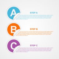 Abstract paper infographic N6