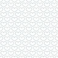 Simple seamless pattern with heart symbol