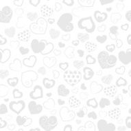 Seamless pattern of hearts N19