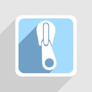 Vector blue icon on gray background Eps10 N13