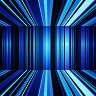 Abstract blue and white warped stripes background