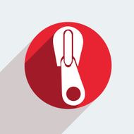 Vector red circle icon on gray background Eps10 N16