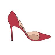Shoes on a high heel N13