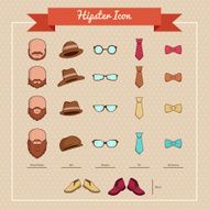 Hipsters icons