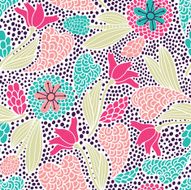 Romantic floral pattern N5