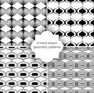 Hand drawn geometry patterns
