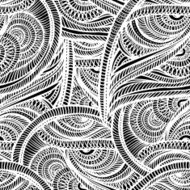 seamless textile monochrome pattern of lace N7