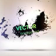 Abstract Ink Blot for Grunge Backgound N321