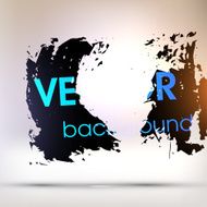 Abstract Ink Blot for Grunge Backgound N322