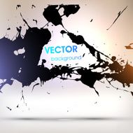 Abstract Ink Blot for Grunge Backgound N329