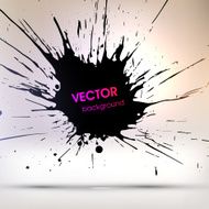 Abstract Ink Blot for Grunge Backgound N330