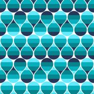 Seamless pattern with raindrops
