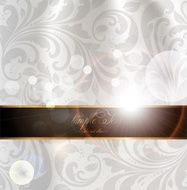 Floral Retro Background for Vintage Design N1394