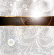 Floral Retro Background for Vintage Design N1405