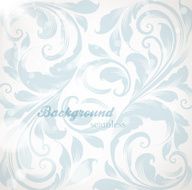 Floral Retro Background for Vintage Design N1408