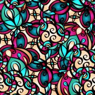 Colorful abstract seamless pattern N12