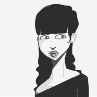Sketched girl N2