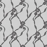 Lace seamless pattern with flowers N215