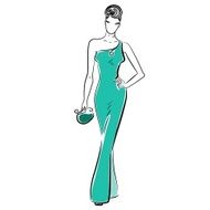 The sketch of women
