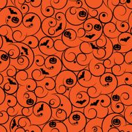 Halloween seamless pattern background vector illustration N2
