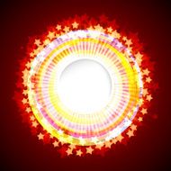Abstract digital background with a round space for your text N3