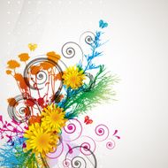 Floral background N560