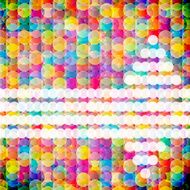 Abstract mosaic background made of colorful circles N2