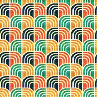 Seamless Geometric Pattern N142