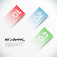 abstract 3d paper infographics N7
