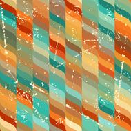 Seamless grunge pattern in retro style