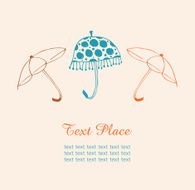 Umbrellas isolates set N2