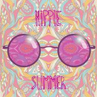 Rose-colored spectacles hippie sun glasses