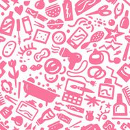 Cosmetic Body Care - seamless background N2