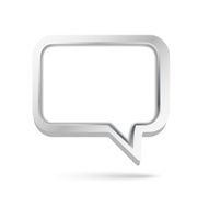 Vector 3d speech bubble