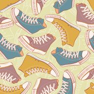 colored sneakers