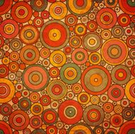 Vintage circle pattern