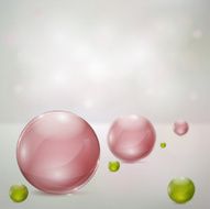 Abstract background with glass spheres N3