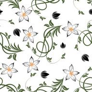 Seamless Floral Pattern N869