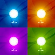 Shiny vector backgrounds