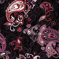 Elegant Hand drawn Paisley pattern N2