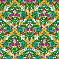 Seamless vector floral pattern N24
